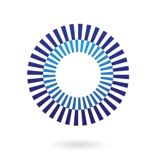 Pictograma logo-ului liniei abstracte — Fotografie, imagine de stoc