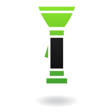 Yeşil el feneri simgesi