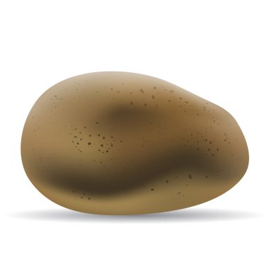 Kahverengi patates simgesi