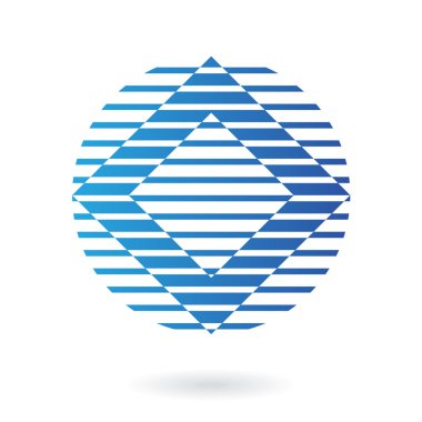 Soyut çizgi logo simge