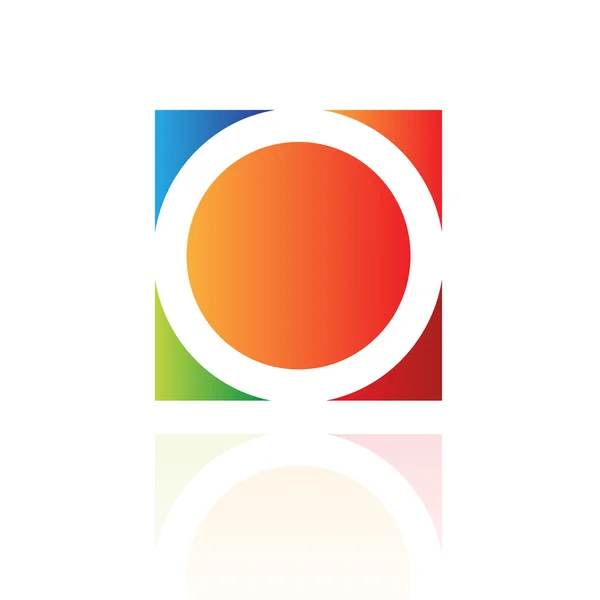 Icono de logotipo de diamante colorido — Foto de Stock