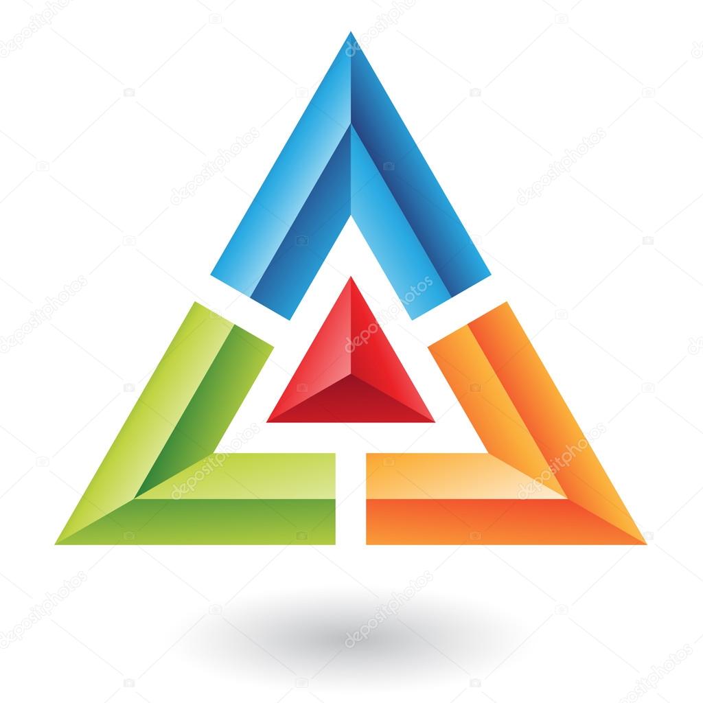 Geometric logo icon