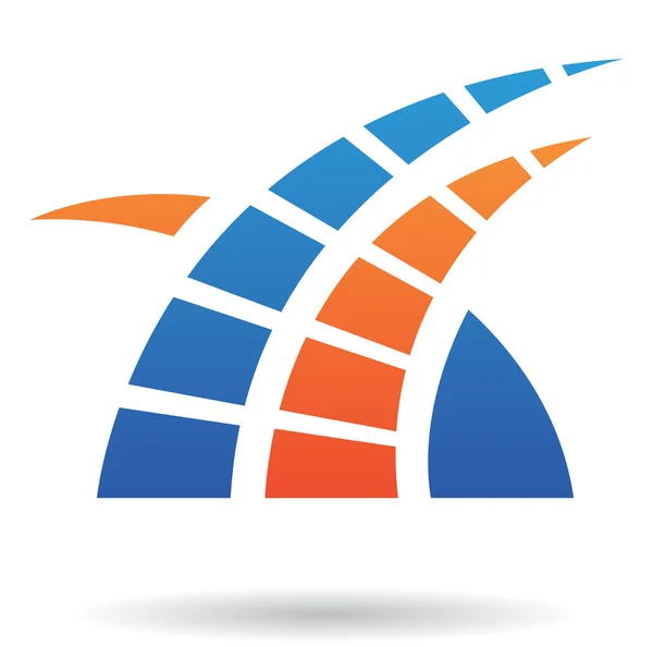 Abstract Grass Logo pictogram — Stockfoto