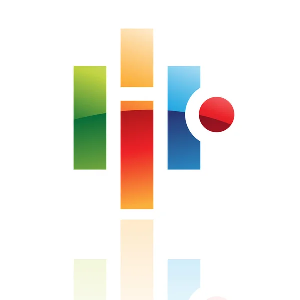 Abstracte glanzende Logo-pictogram — Stockfoto