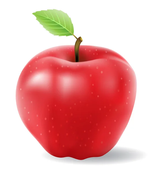 Abbildung roter Apfel — Stockfoto