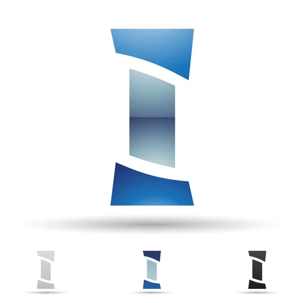 Абстрактная икона для буквы I — стоковое фото