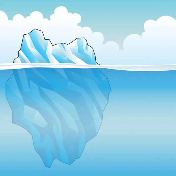 Голубой Айсберг — стоковое фото