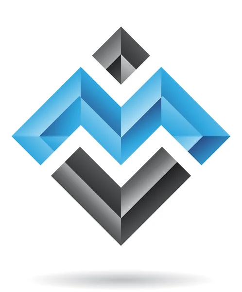 Abstracte logo pictogram — Stockfoto