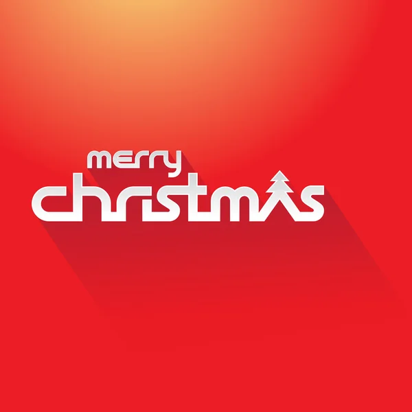 Merry Christmas Text Stock Illustration — Stock Photo, Image