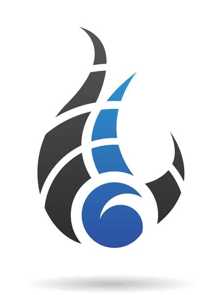 Ikona logo Abstrakcja ogień — Zdjęcie stockowe