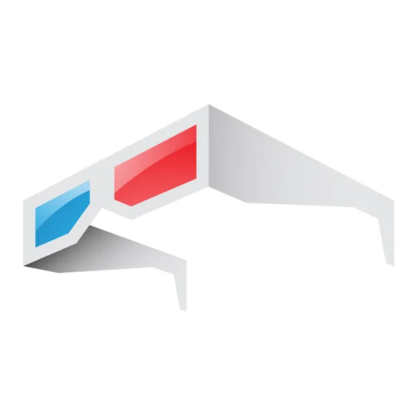 3d Red and Blue Glasses — Stock Photo, Image
