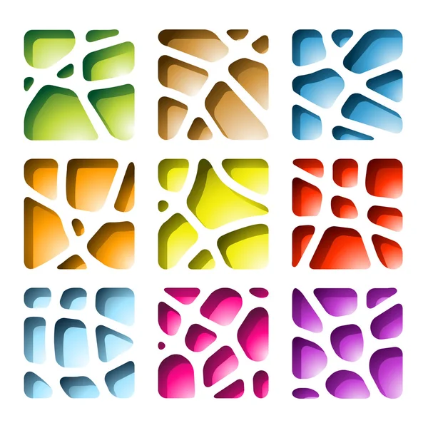 Kleurrijke papier knipsels — Stockfoto