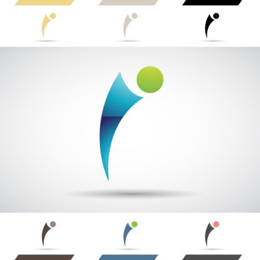Logo şekiller ve simgelerin harf ı