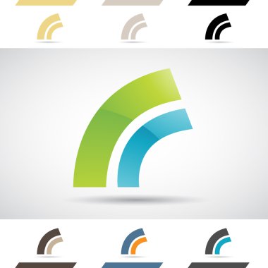 Logo şekiller ve simgelerin harf R