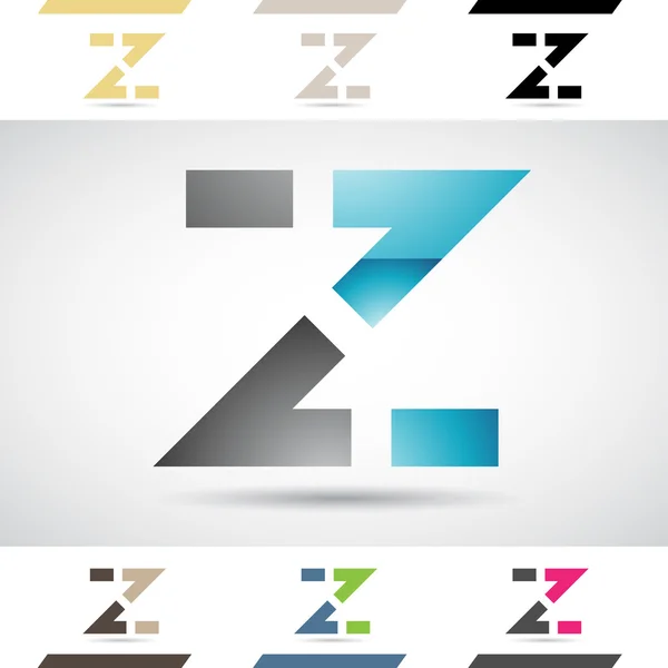 Logo Shapes and Icons of Letter Z — Stock Vector