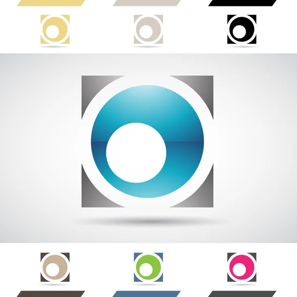 Logo Shapes en pictogrammen voor Letter O — Stockvector