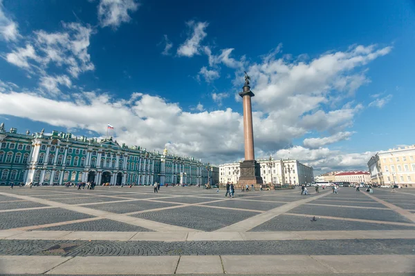 San Pietroburgo, RUSSIA - 10 settembre 2015: Piazza del Palazzo Immagini Stock Royalty Free