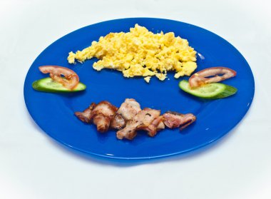 Füme domuz eti et çizgili