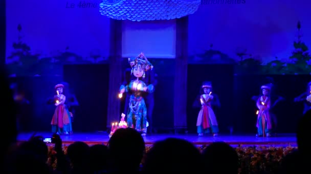 El 4º festival internacional de marionetas ha noi 2015 — Vídeo de stock