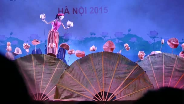 De 4e Internationale marionet festival ha noi 2015 — Stockvideo