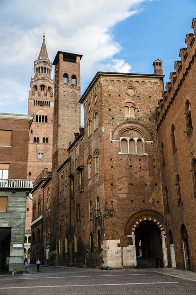 Zespół centrum miasta Cremona — Zdjęcie stockowe