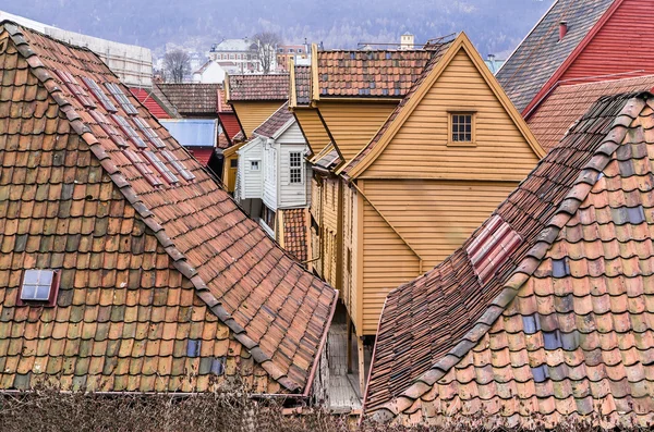 Alte Holzhäuser — Stockfoto