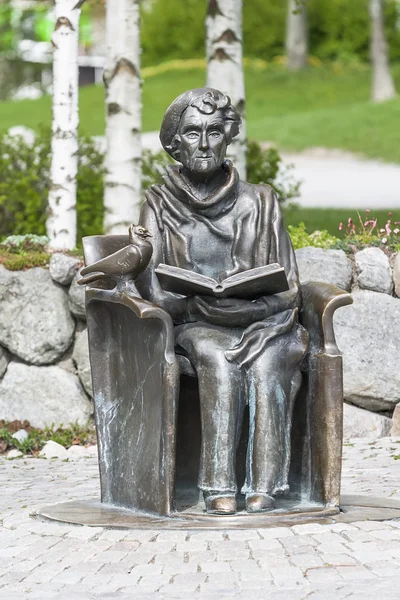 Monument voor de schrijfster Astrid Lindgren — Stockfoto