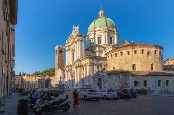 Bréscia Itália Agosto 2015 Catedral Santa Maria Assunta Catedral Velha — Fotografia de Stock