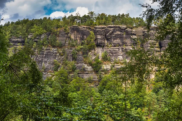 Czech Republic Khrensko Bohemian Switzerland National Park — Stock Photo, Image