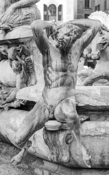 Particolare della Fontana del Nettuno — Foto Stock