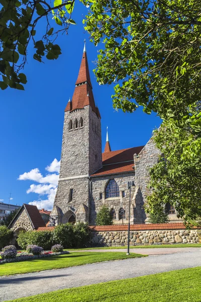 La torre della cattedrale di Tampere — Foto Stock