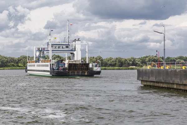 Trajekt s auty — Stock fotografie