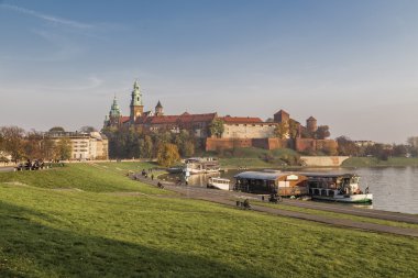 Kraliyet Sarayı Wawel tepe üzerinde