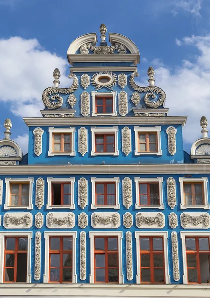 Historisk byggnad i staden Szczecin — Stockfoto