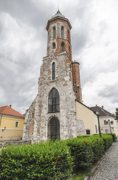 Věž kostela Máří Magdalény — Stock fotografie