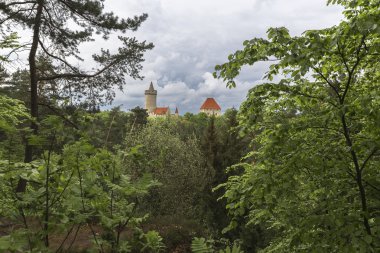 Kokorin Kalesi şehrin Melnik, Çek Cumhuriyeti