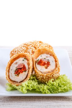 doldurulmuş tavuk rulo