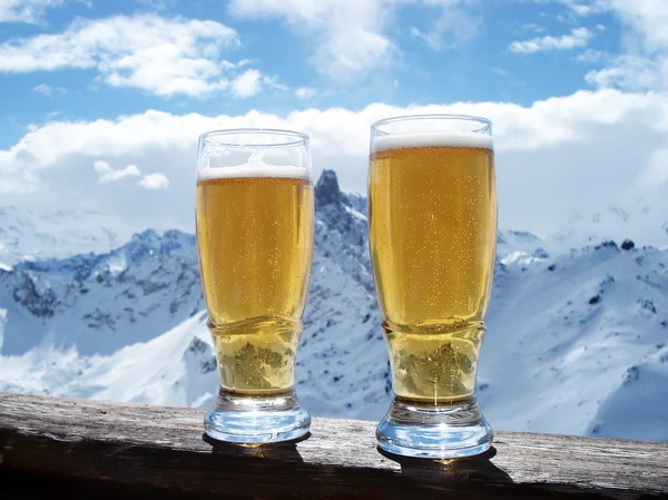 Bicchieri di birra — Foto Stock