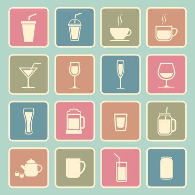 içecekler simge kümesi