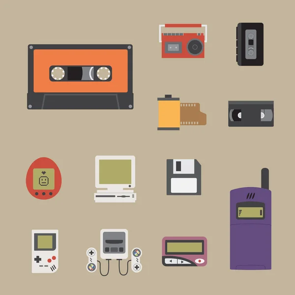 Gadget de icono de los años 90 — Vector de stock