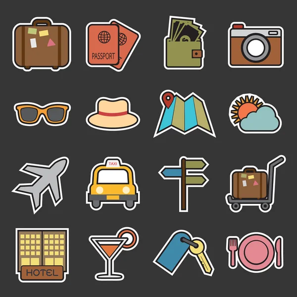 Travel icon — Stock Vector