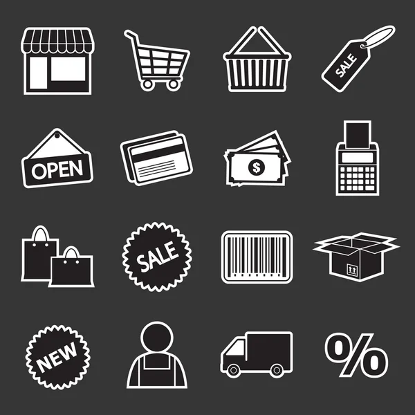 Shopping icon Stock Vector