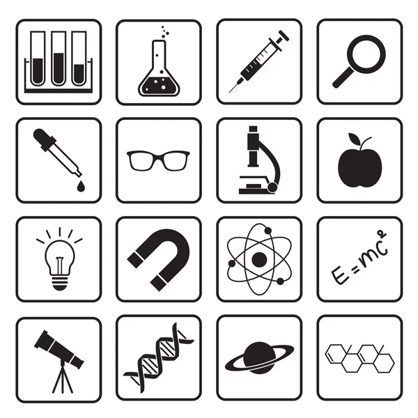 Icono de ciencia — Archivo Imágenes Vectoriales