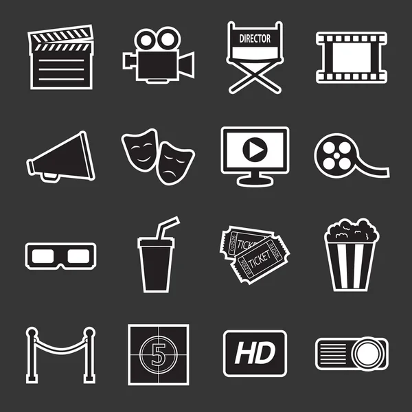 Icono de cine — Archivo Imágenes Vectoriales