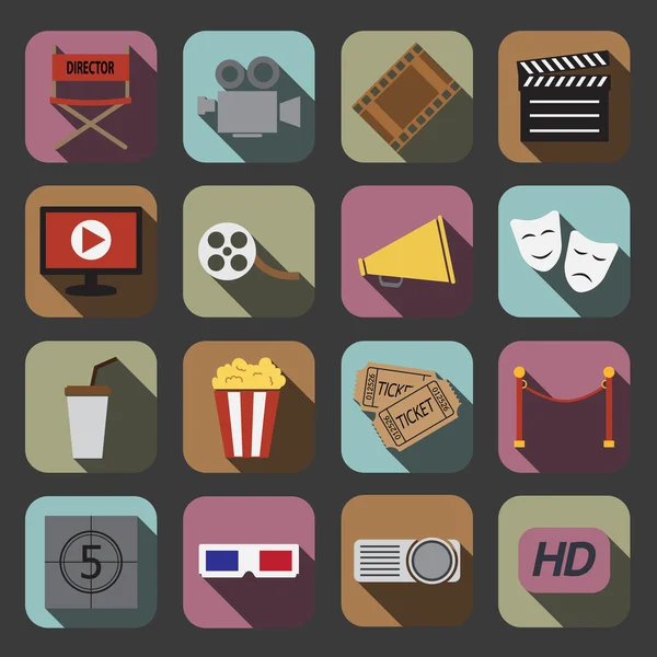 Icono de cine — Vector de stock