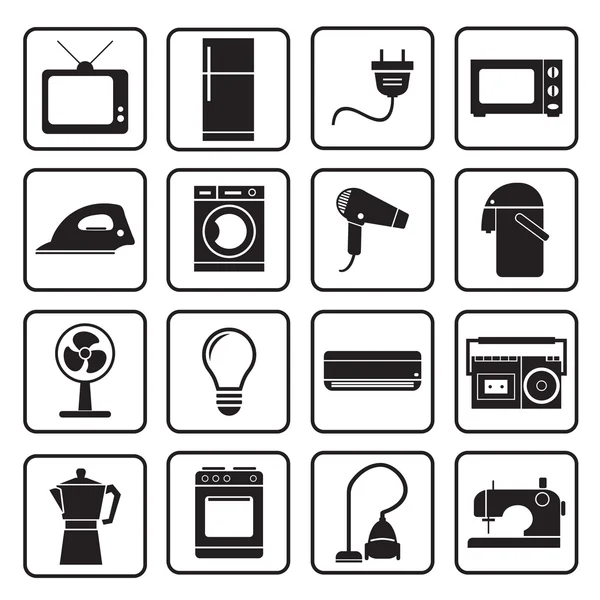Eletrodomésticos ícone — Vetor de Stock