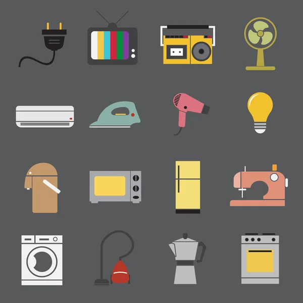 Icono electrodomésticos — Vector de stock