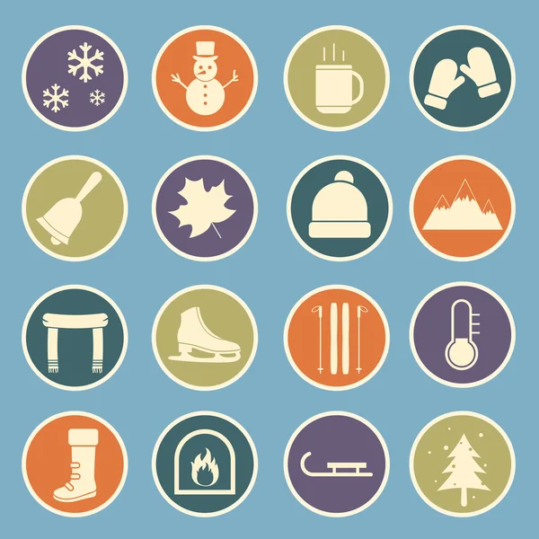 Winter icon — Stock Vector