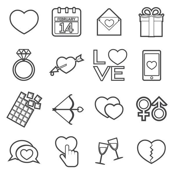 Love icon — Stock Vector