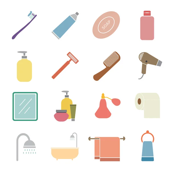 Badkamer pictogram — Stockvector